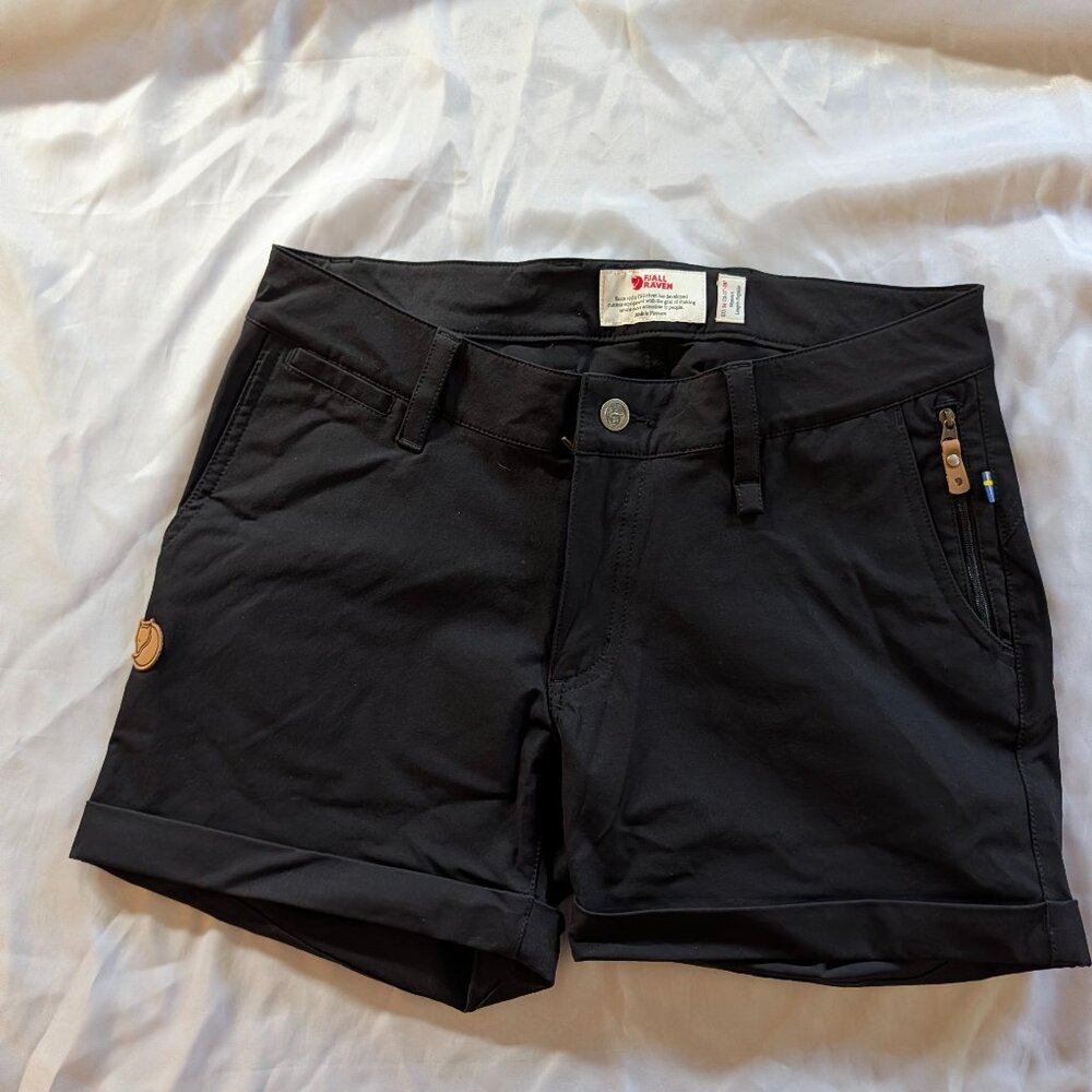 Fjallraven Women's Abisko black shorts US size 27-28"